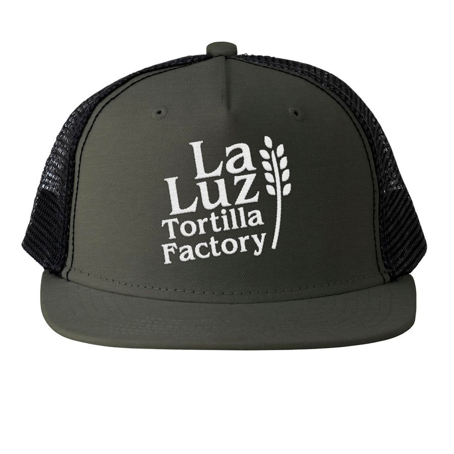 La Luz Hat, a Black and Olive Trucker Hat