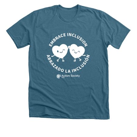 Embrace Inclusion 2026 Tee, a Heather Deep Teal Premium Unisex Tee