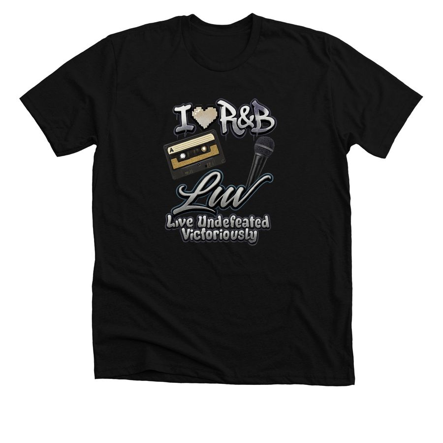 LUV FUN QUOTE SERIES&nbsp;, a Solid Black Blend Premium Unisex Tee