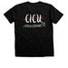 Spooky CICU Shirts!, a Black Heather Premium Unisex Tee (back-view)