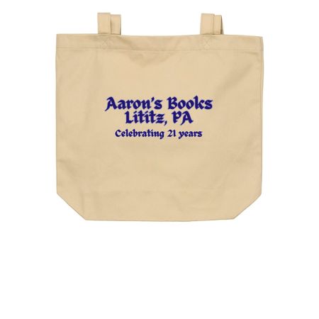 Welcome to The Reginald Arms, a Oyster Organic Cotton Tote Bag (back-view)
