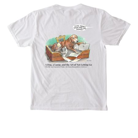 Virginia Living's Pocket Tee?Duke, a White Comfort Colors Pocket Tee
