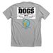 ZERO TOLERANCE FOR ANIMAL ABUSE!, a Athletic Heather Premium Unisex Tee (back-view)