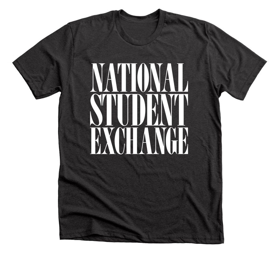 NSE concert t-shirt 2, a Dark Grey Heather Premium Unisex Tee