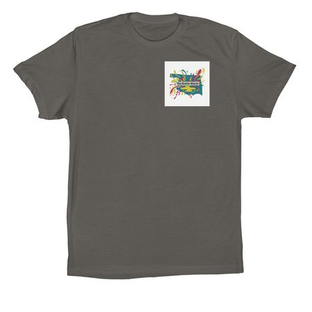 The Rustic Storm, a Asphalt Premium Cotton Tee