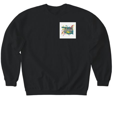 The Rustic Storm, a Black Softstyle Crewneck Sweatshirt