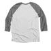 Get Along (Sleeve Besterns Tee) Little Dogies, a Premium Heather and Heather White 3/4 Sleeve Baseball Tee (back-view)