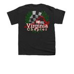 FCA Virginia Chapter Shirt, a Black Youth Unisex Tee (back-view)