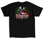 FCA Virginia Chapter Shirt, a Black Classic Unisex Tee (back-view)