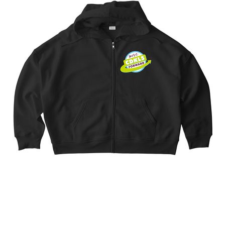 Move CDKL5 Forward Zip Up Hoodie, a Black Stanley/Stella Women?s Stella Ida Zip Up Pullover Hoodie