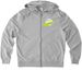 Move CDKL5 Forward Zip Up Hoodie, a Granite Grey Heather Allmade Organic French Terry Zip Up Hoodie
