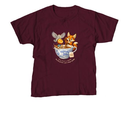 2026 Autumn Antics&nbsp;AOP Merch, a Maroon Youth Unisex Tee