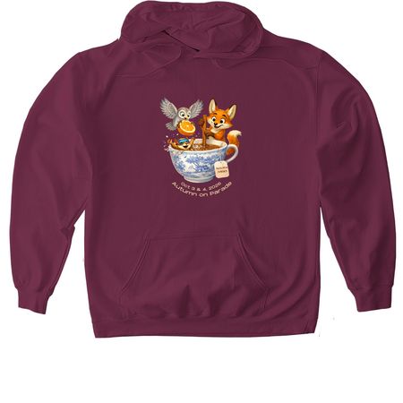 2026 Autumn Antics&nbsp;AOP Merch, a Maroon Gildan Softstyle Pullover Hoodie