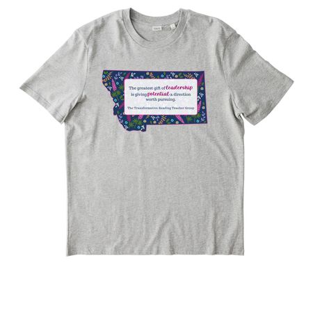 The greatest gift of leadership, a Cool Heather Grey Stanley/Stella Unisex Creator 2.0 Tee