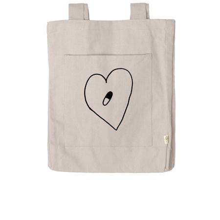 BIG LOVE = STRONG MEDICINE TOTE, a Pumice Reclaimist Everywhere Tote Bag