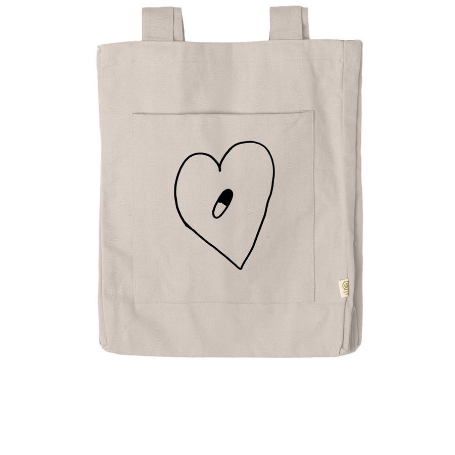 BIG LOVE = STRONG MEDICINE TOTE, a Pumice Reclaimist Everywhere Tote Bag