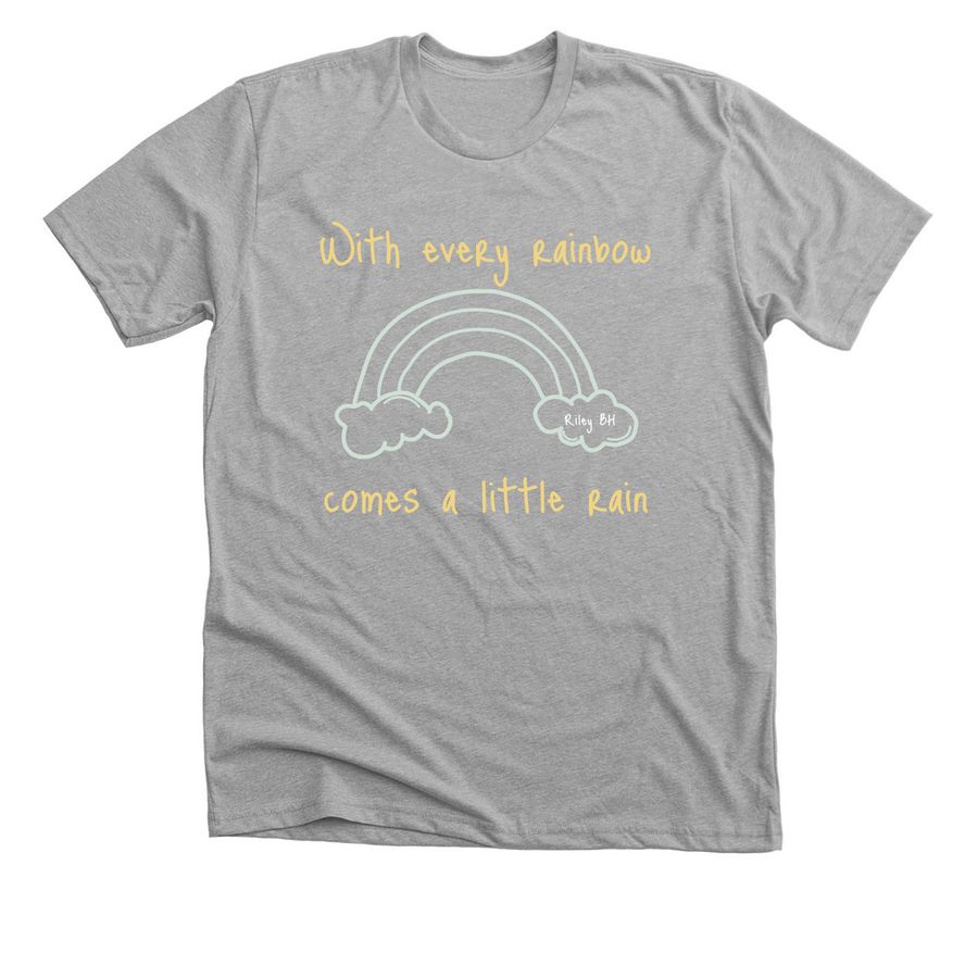 With Every Rainbow..., a Athletic Heather Premium Unisex Tee