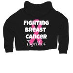Amy's ARMY Hoodies, a Black Women?s Lightweight Cropped Hoodie (back-view)
