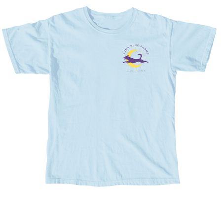 LBF Logo, a Chambray Comfort Colors Unisex Tee