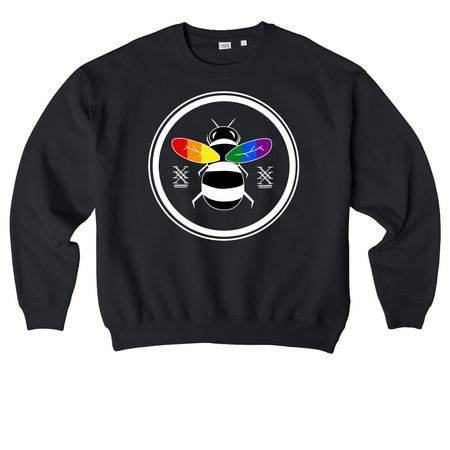 Unbleafable Clothing, a Black Stanley/Stella Ledger Dry Crewneck Sweatshirt