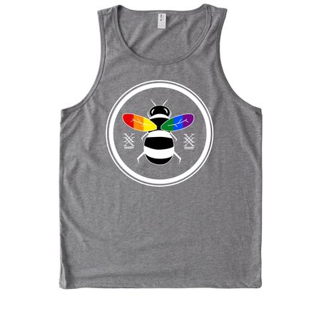 Unbleafable Clothing, a Aluminum Grey Allmade Eco Triblend Tank