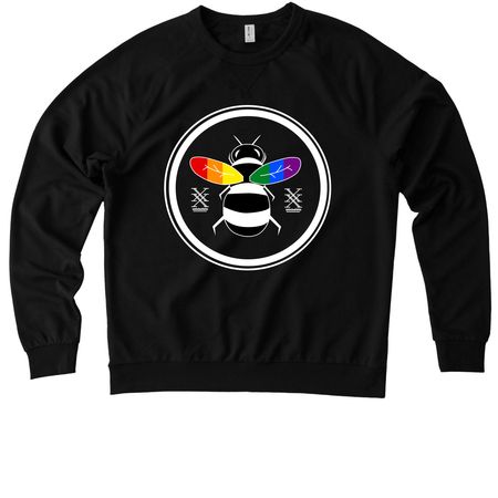 Unbleafable Clothing, a Deep Black Allmade Organic French Terry Crewneck Sweatshirt