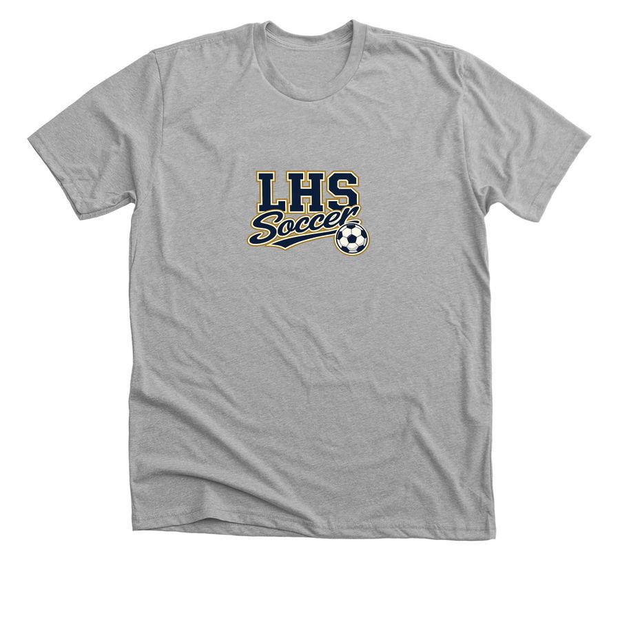 LHS Soccer&nbsp;, a Athletic Heather Premium Unisex Tee