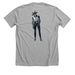 Seth, a Athletic Heather Premium Unisex Tee (back-view)