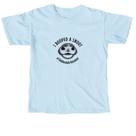 Boop the Snoot!, a Chambray Comfort Colors Unisex Tee