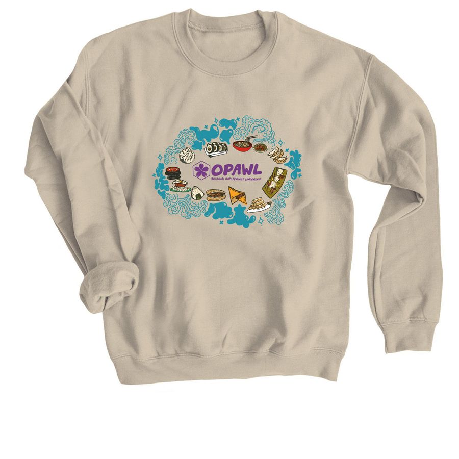OPAWL 2026, a Sand Crewneck Sweatshirt