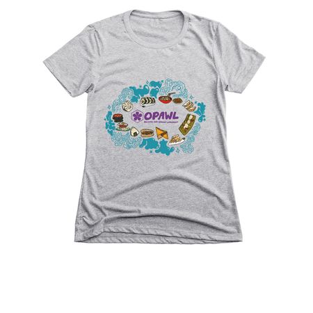 OPAWL APAHM 2026, a Dark Heather Grey Women's Slim Fit Tee