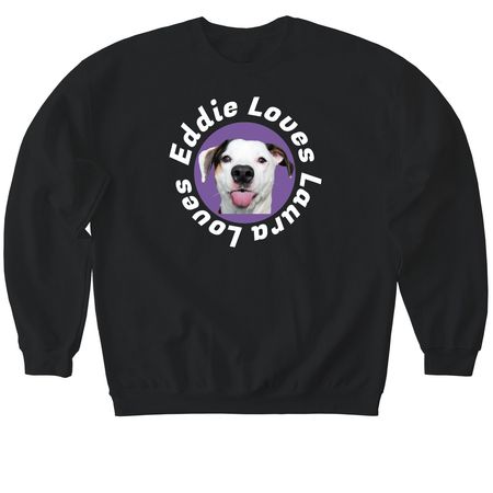 Get Eddie Home!, a Black Softstyle Crewneck Sweatshirt