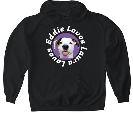 Get Eddie Home!, a Black Gildan Softstyle Pullover Hoodie