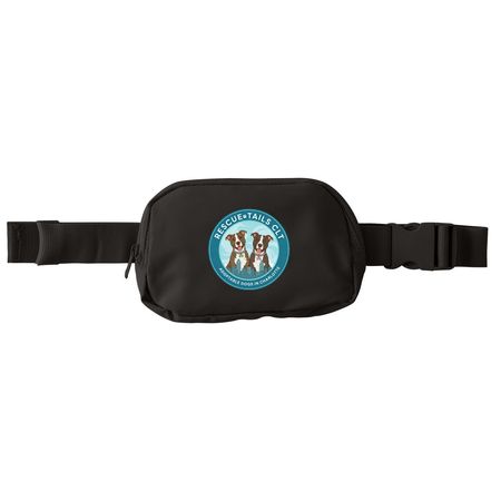 Rescue Tails CLT fanny pack, a Deep Black Matte Hip Pack