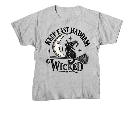 Keep East Haddam Wicked, a Sport Grey Youth Unisex Tee