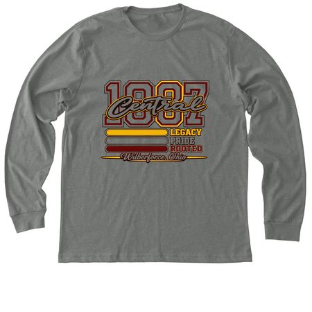 "LEGACY PRIDE"&nbsp;, a Deep Heather Premium Long Sleeve Tee