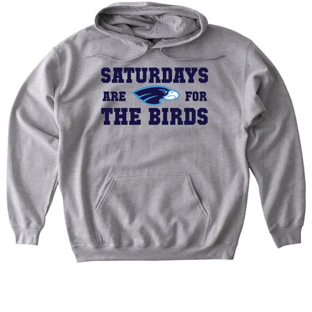 For the Birds, a Sport Grey Gildan Softstyle Pullover Hoodie