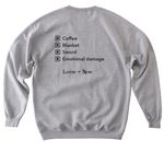 Fantasy Reader Starter Pack (light), a Sport Grey Softstyle Crewneck Sweatshirt (back-view)