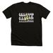 Childhood Cancer Awareness, a Solid Black Blend Premium Unisex Tee