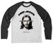 Lost Art Ranch Original Long Sleeve Tee, a Space Black/ Bright White Allmade Eco Triblend Colorblock Raglan Long Sleeve Tee