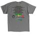 MAKL Spring 2026, a Charcoal Classic Unisex Tee (back-view)