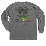 MAKL Spring 2026, a Charcoal Classic Long Sleeve Tee (back-view)