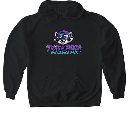 Feral and Fun, a Black Gildan Softstyle Pullover Hoodie