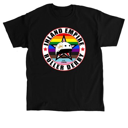 IE Roller Derby Pride Apparel, a Black Classic Unisex Tee
