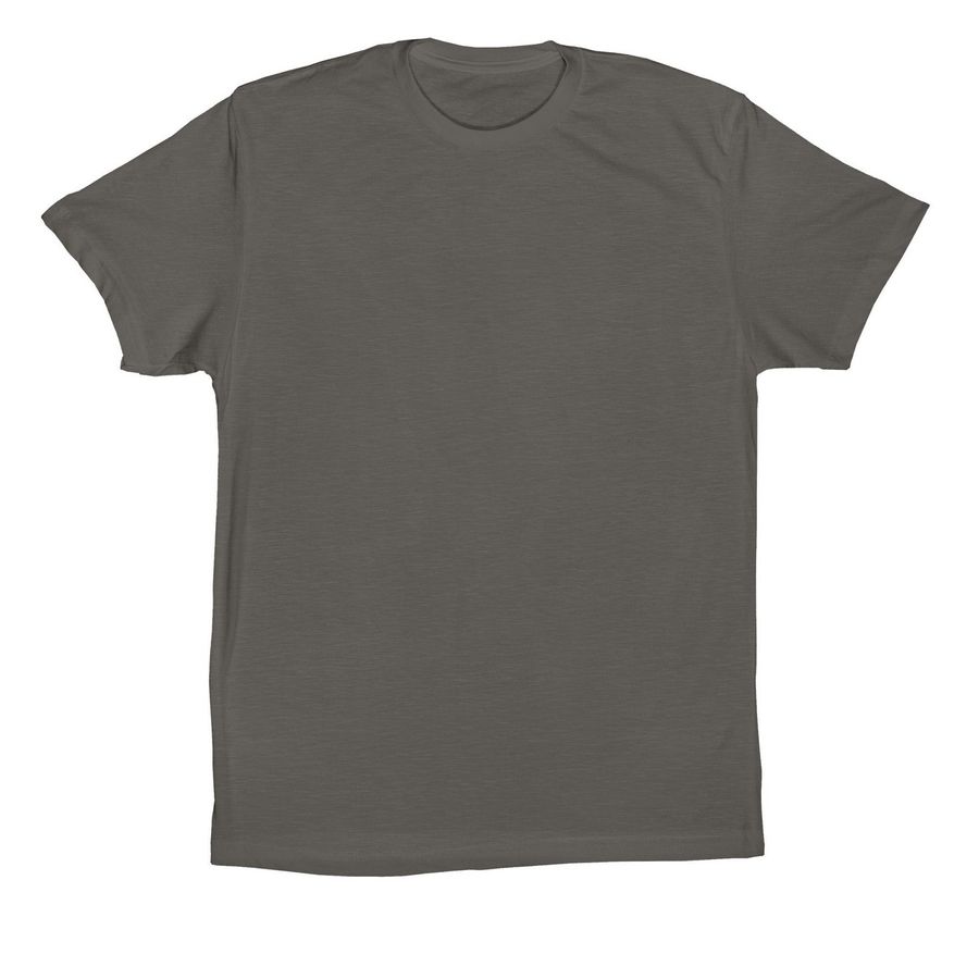 Red Circle (design on back only), a Asphalt Premium Cotton Tee