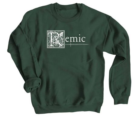 Remic - (Dark color options), a Forest Crewneck Sweatshirt