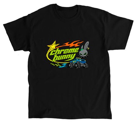 ChromeBunny Full Throttle, a Black Classic Unisex Tee