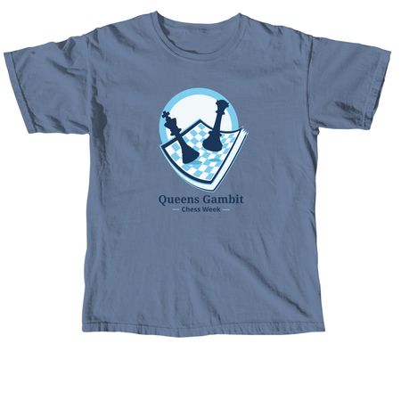 Chess Week Pittsburgh 2026, a Blue Jean Comfort Colors Unisex Tee