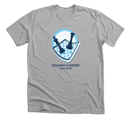 Chess Week Pittsburgh 2026, a Athletic Heather Premium Unisex Tee