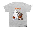 Halloween Shirts, a Sport Grey Youth Unisex Tee (back-view)